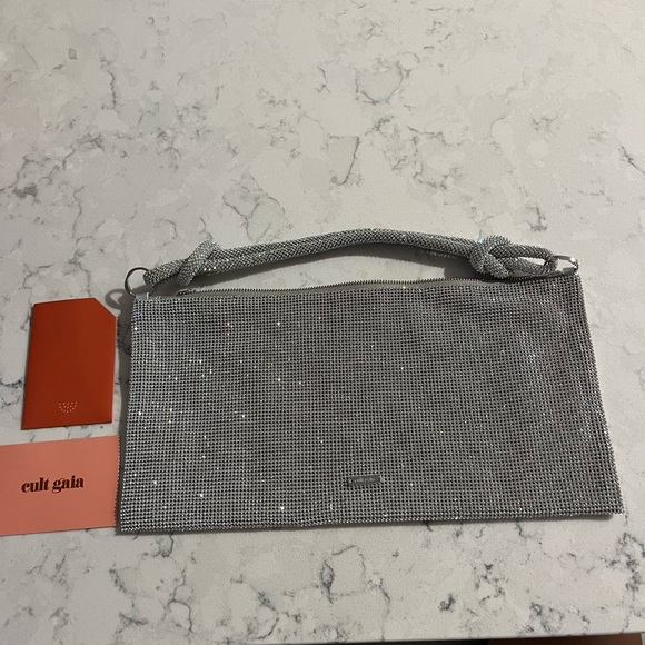 Cult Gaia mini Hera rhinestone shoulder bag - Picture 3 of 12
